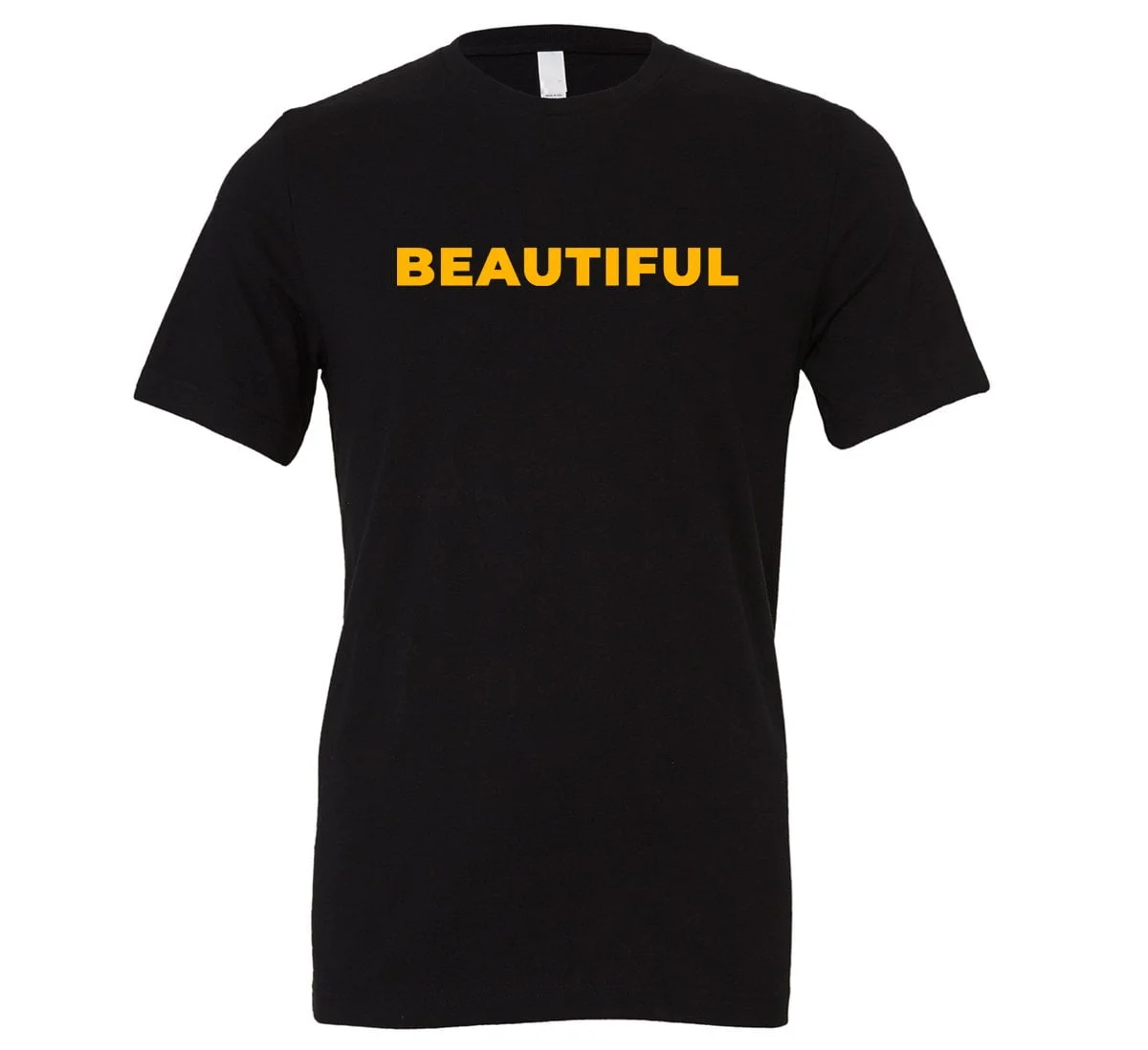 Beautiful Motivational T-Shirt | Black Yellow EntreVisionU