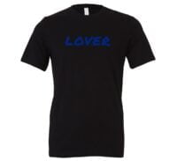 Lover - Black_Blue Motivational T-Shirt | EntreVisionU