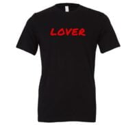 Lover | Black_Red Motivational T-Shirt | EntreVisionU