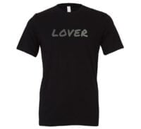 Lover - Black_Silver Motivational T-Shirt | EntreVisionU
