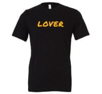 Lover - Black_Yellow Motivational T-Shirt | EntreVisionU