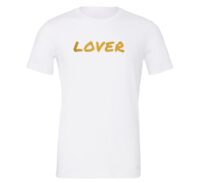 Lover - White_Gold Motivational T-Shirt | EntreVisionU