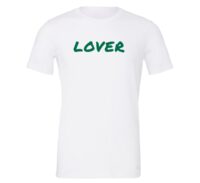 Lover - White_Green Motivational T-Shirt | EntreVisionU