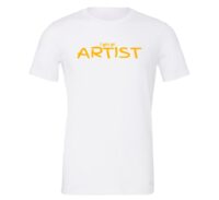I am an Artist - White_Yellow Motivational T-Shirt | EntreVisionU