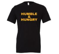 Humble Hungry Motivational T-Shirt - Black Yellow Motivational T-Shirt | EntreVisionU