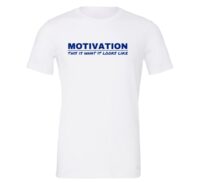 Motivation This is What it Looks Like - White-Blue Motivational T-Shirt | EntreVisionU