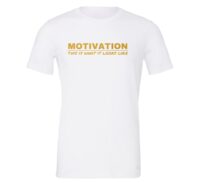 Motivation This is What it Looks Like - White-Gold Motivational T-Shirt | EntreVisionU