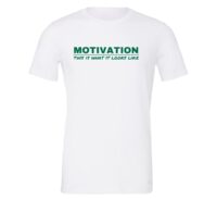 Motivation This is What it Looks Like Motivational T-Shirt - White Green | EntreVisionU