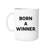 Born a Winner - White_Black 11 oz Coffee Mug Left_Side | EntreVisionU