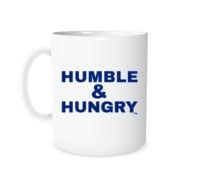 Humble and Hungry - White_Blue 11 oz Mug | EntreVisionU