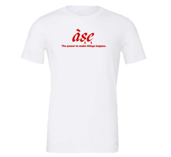ASE - White_Red Motivational T-Shirt | EntreVisionU