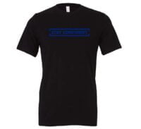 Stay Confident - Black_Blue Motivational T-Shirt | EntreVisionU