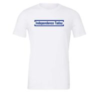 Independence Today Motivational T-Shirt - White Blue EntreVisionU