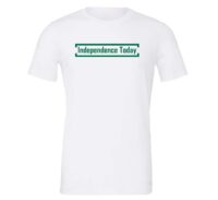 Independence Today - White_Green Motivational T-Shirt | EntreVisionU